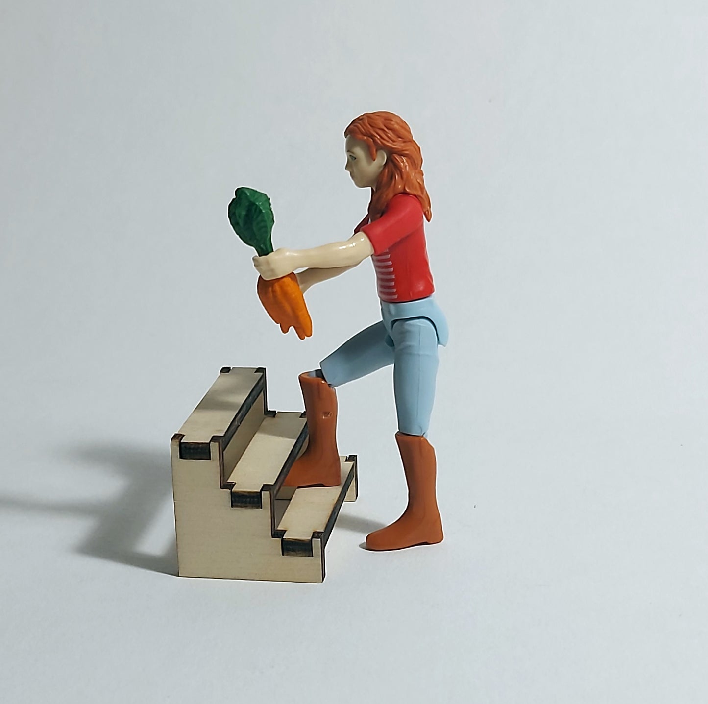 Holztreppe | Passend für Schleich Figuren