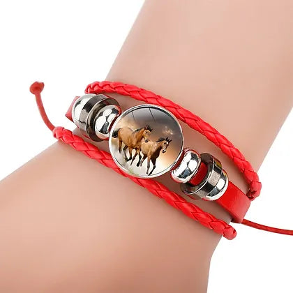 Leder Armband - Freundschaftsbändchen