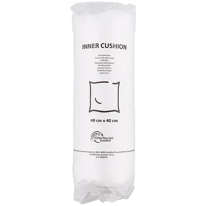 Füllkissen Polyester – 40 x 40 cm, Weiß