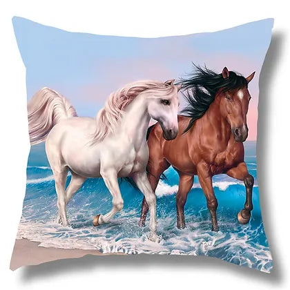 Dekorativer Kissenbezug aus Polyester / Satin – 45 x 45 cm