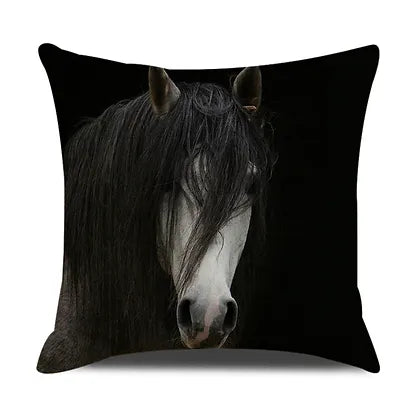 Dekorativer Kissenbezug aus Leinen / Polyester – 45 x 45 cm