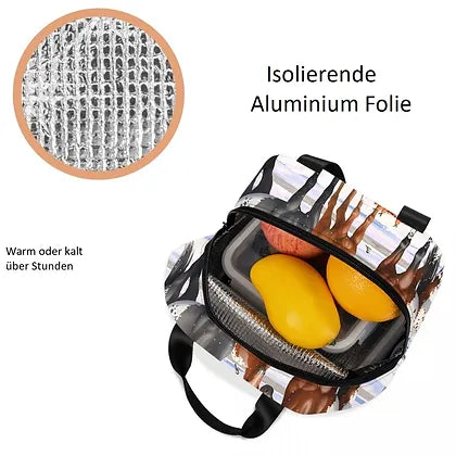 Lunch-Tasche aus Oxford-Stoff – Hält Ihr Essen bis zu 4 Stunden frisch