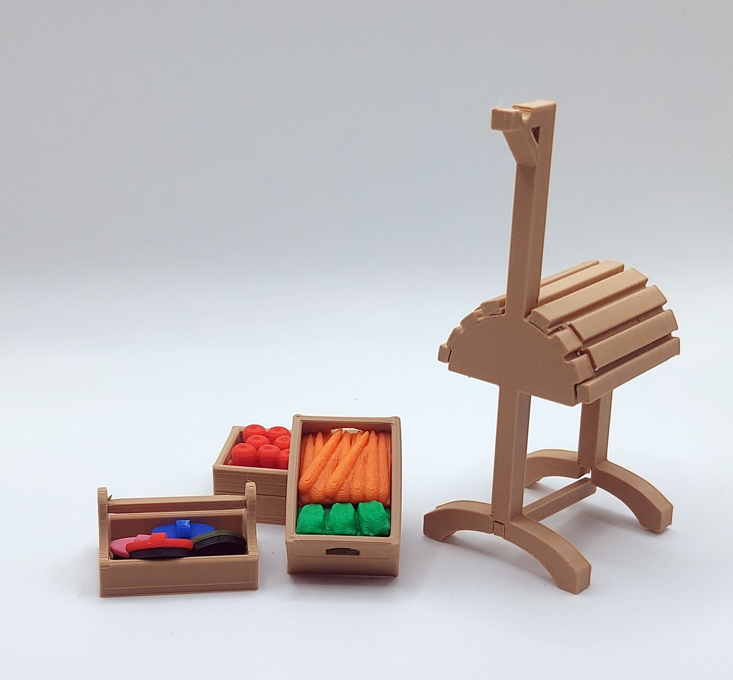 Sattelkammer mit umfangreichen Zubehör passend für Schleich