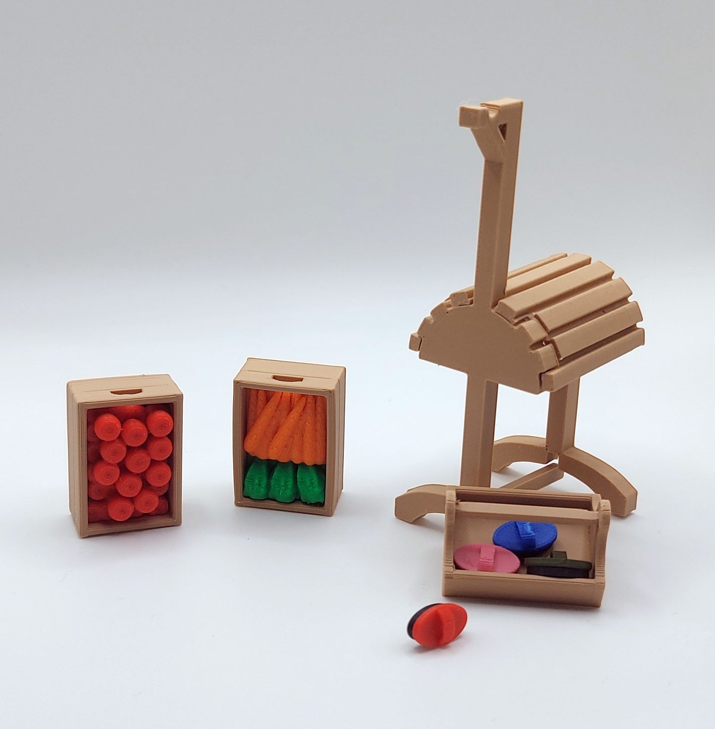 Sattelkammer mit umfangreichen Zubehör passend für Schleich