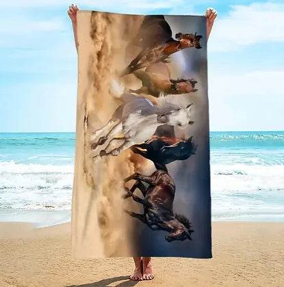 Strandtuch, Mikrofaserhandtuch 140cm x 70cm
